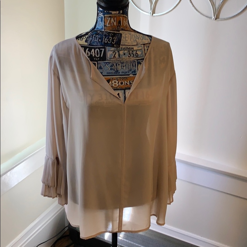 Tan blouse